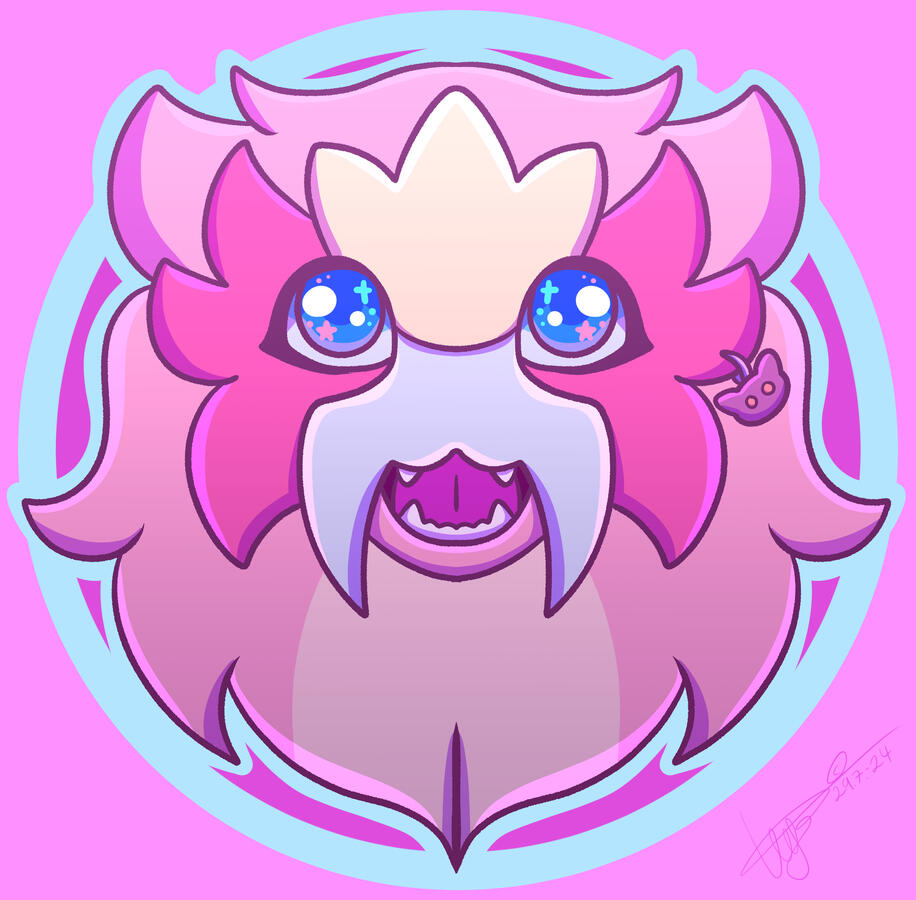 Symmetrical headshot icon